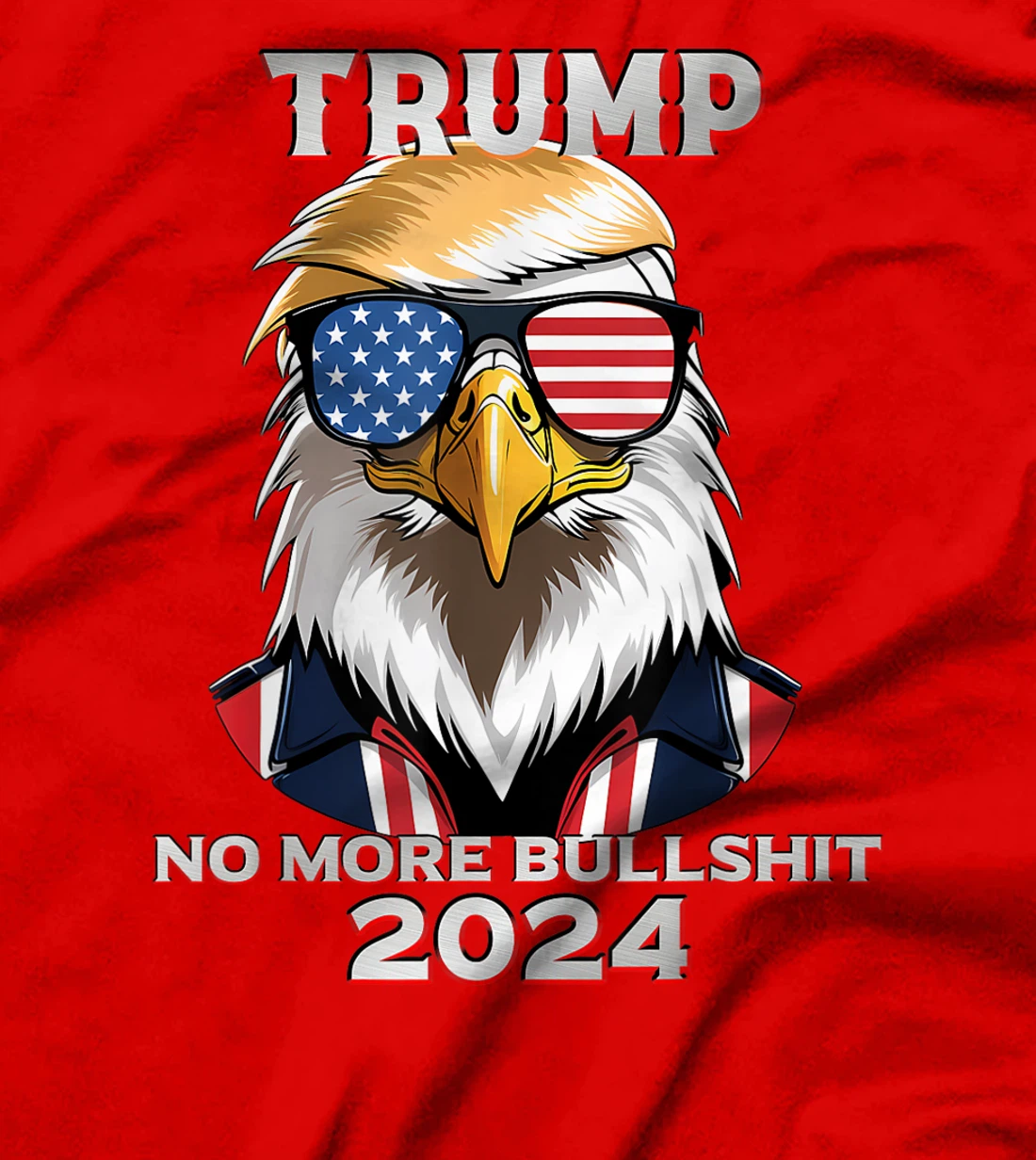 Merica Trump 2024 No More Bullshit T-Shirt