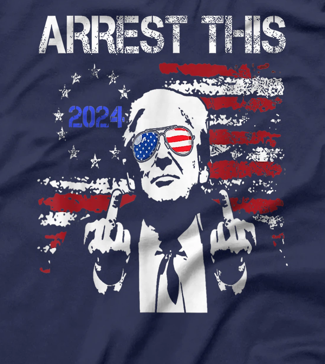 Donald-Trump-Arrest-This-Fingers-2024-Election T-Shirt