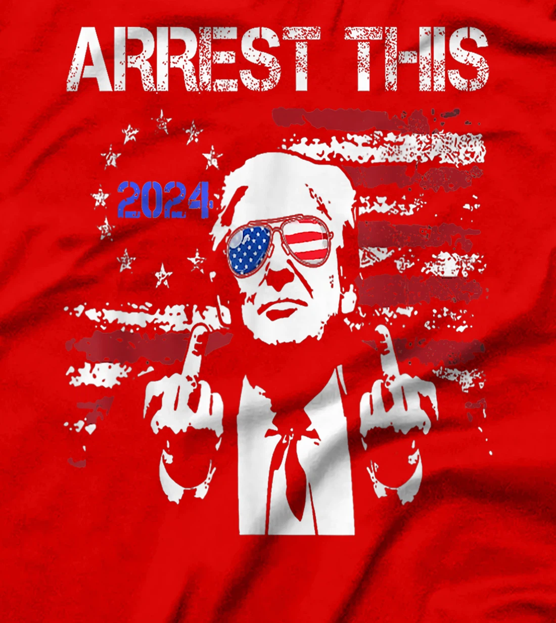 Donald-Trump-Arrest-This-Fingers-2024-Election T-Shirt