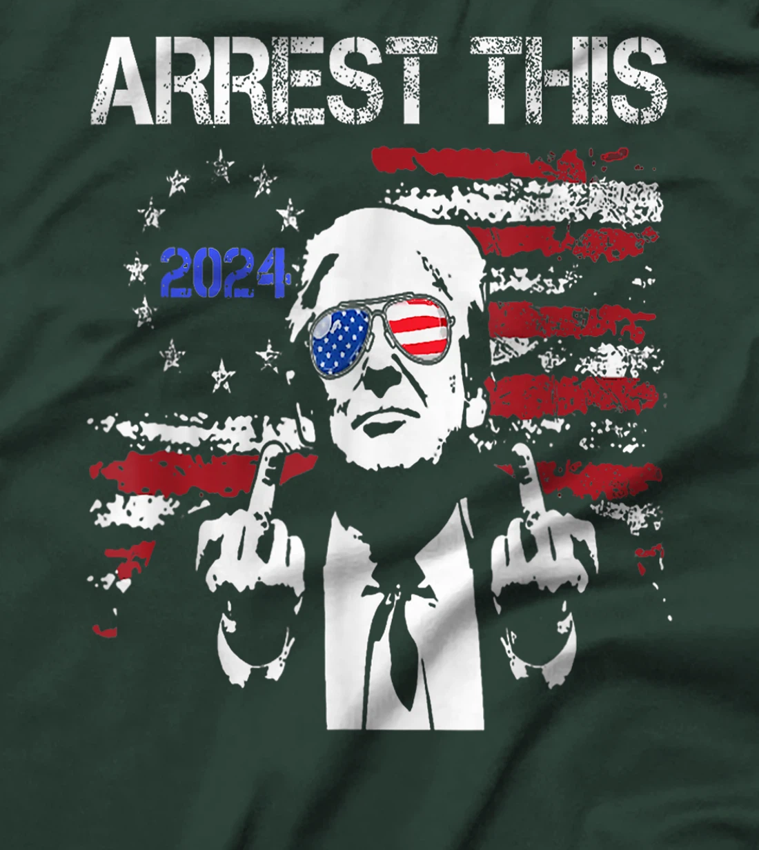 Donald-Trump-Arrest-This-Fingers-2024-Election T-Shirt
