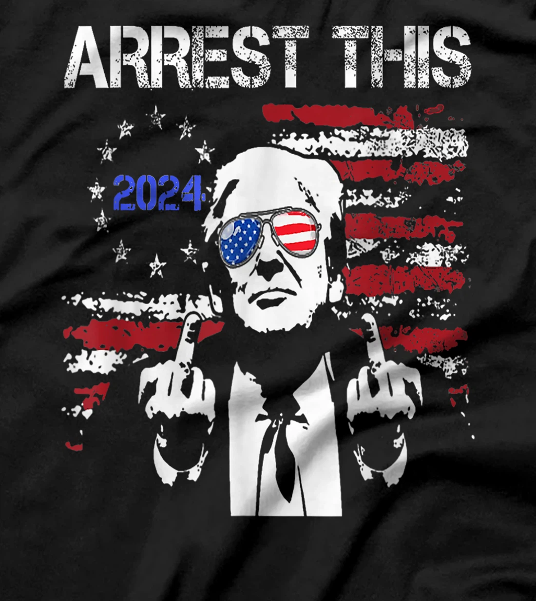 Donald-Trump-Arrest-This-Fingers-2024-Election T-Shirt