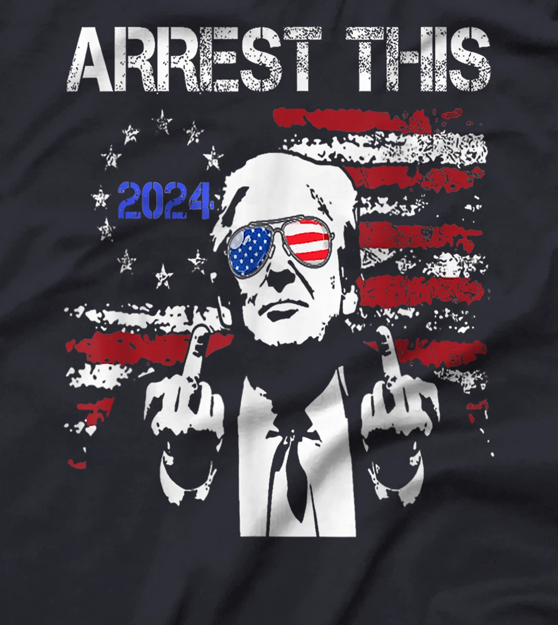 Donald-Trump-Arrest-This-Fingers-2024-Election T-Shirt