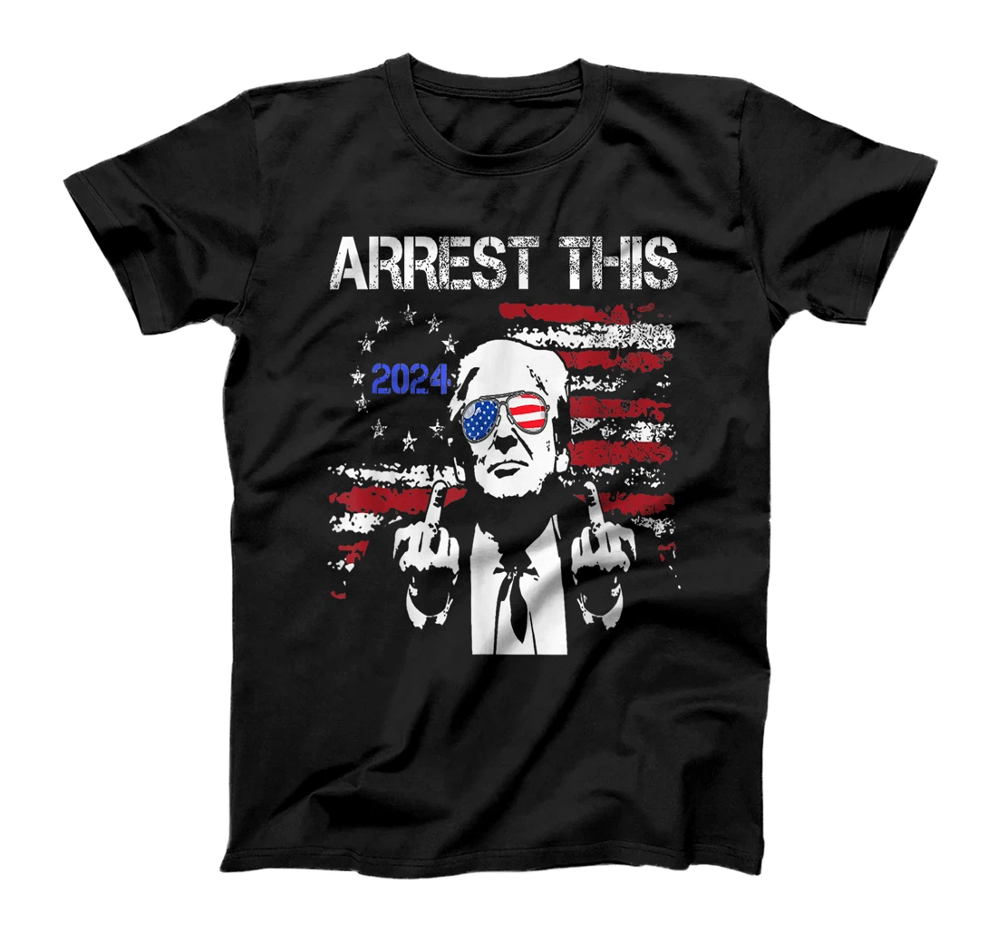 Donald-Trump-Arrest-This-Fingers-2024-Election T-Shirt