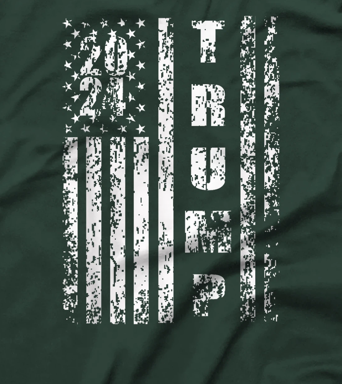 Donald Trump 2024 American Flag T-Shirt