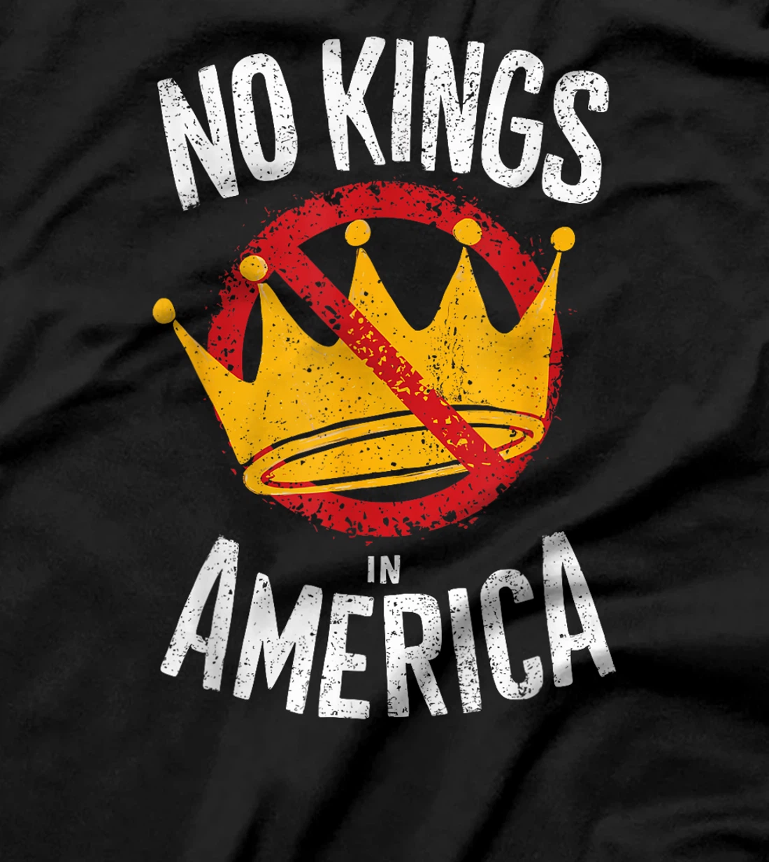 No Kings In America Save Democracy I Dissent Anti Trump T-Shirt