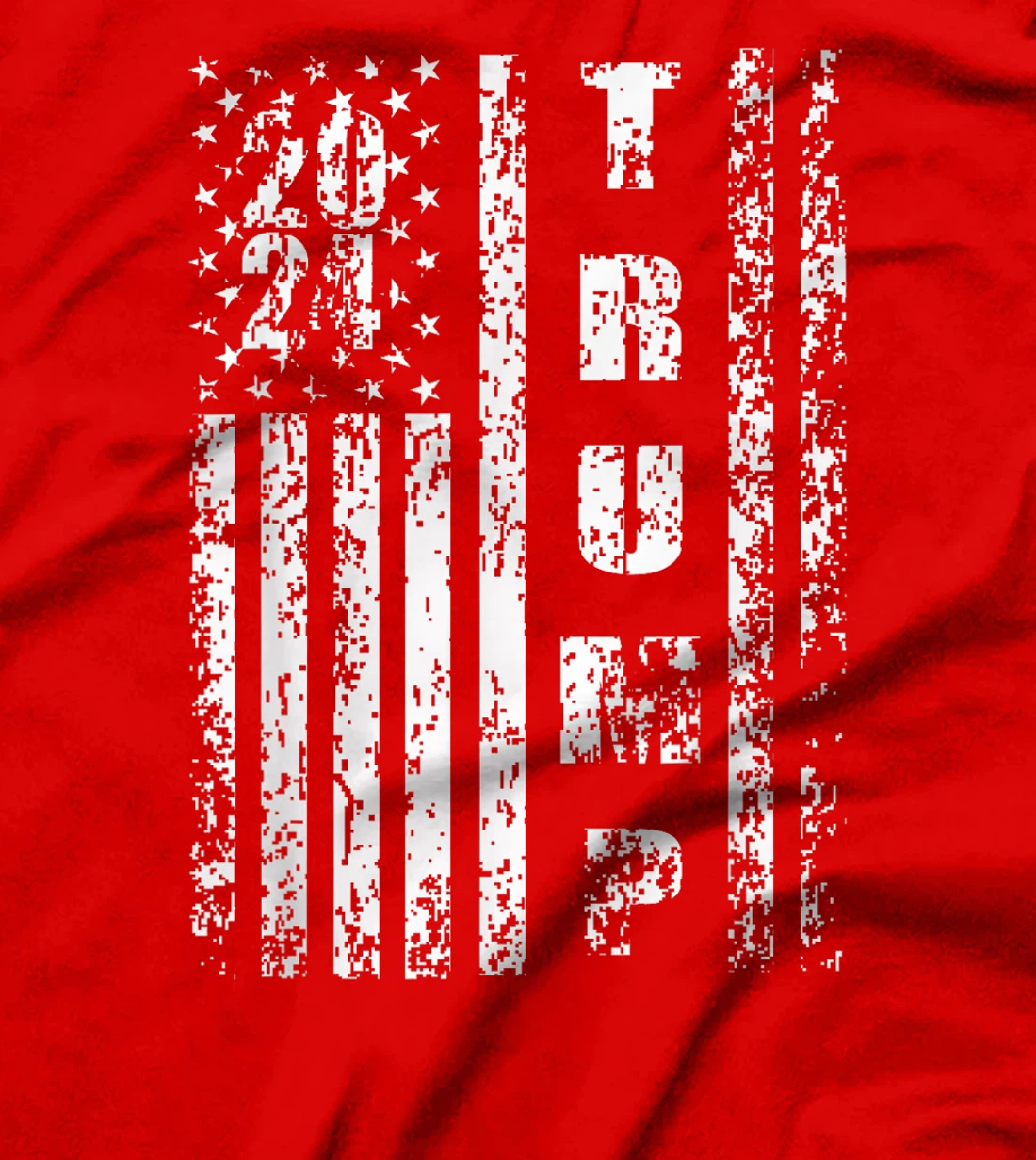 Donald Trump 2024 American Flag T-Shirt