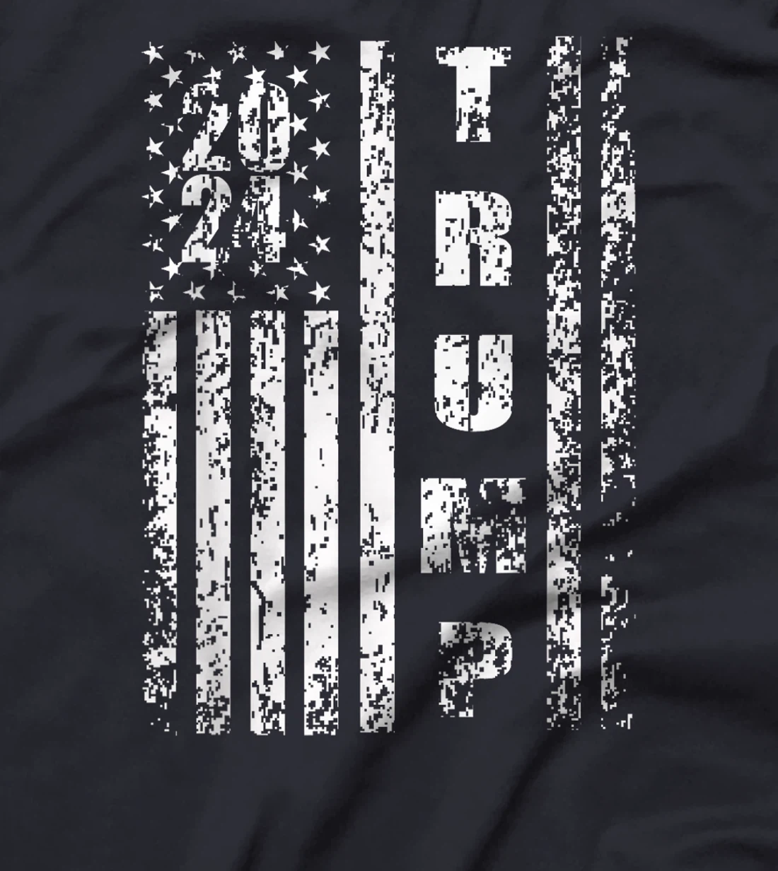 Donald Trump 2024 American Flag T-Shirt