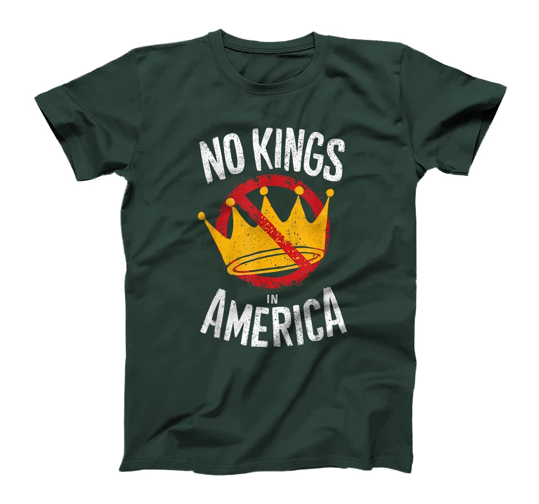 No Kings In America Save Democracy I Dissent Anti Trump T-Shirt