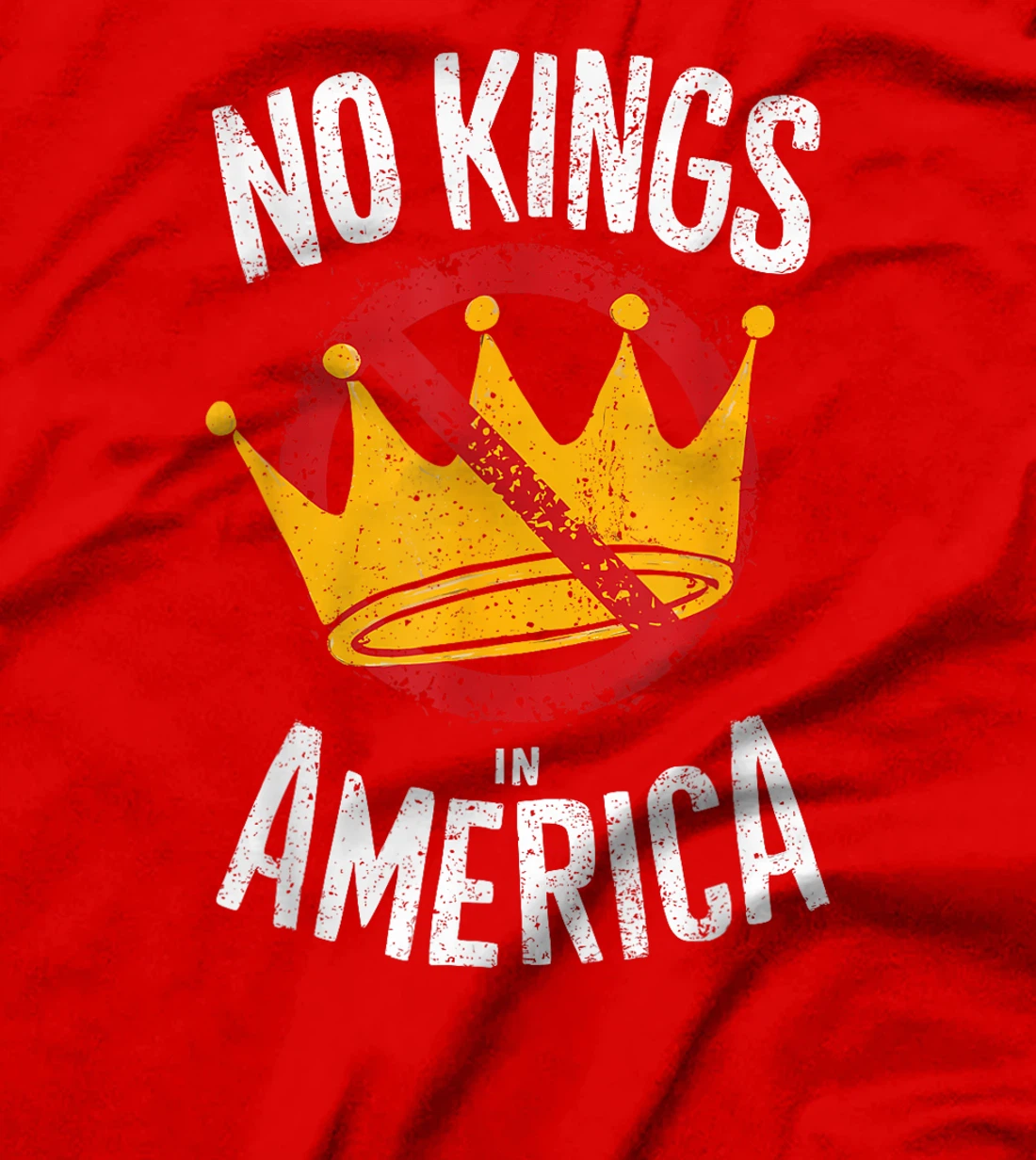 No Kings In America Save Democracy I Dissent Anti Trump T-Shirt
