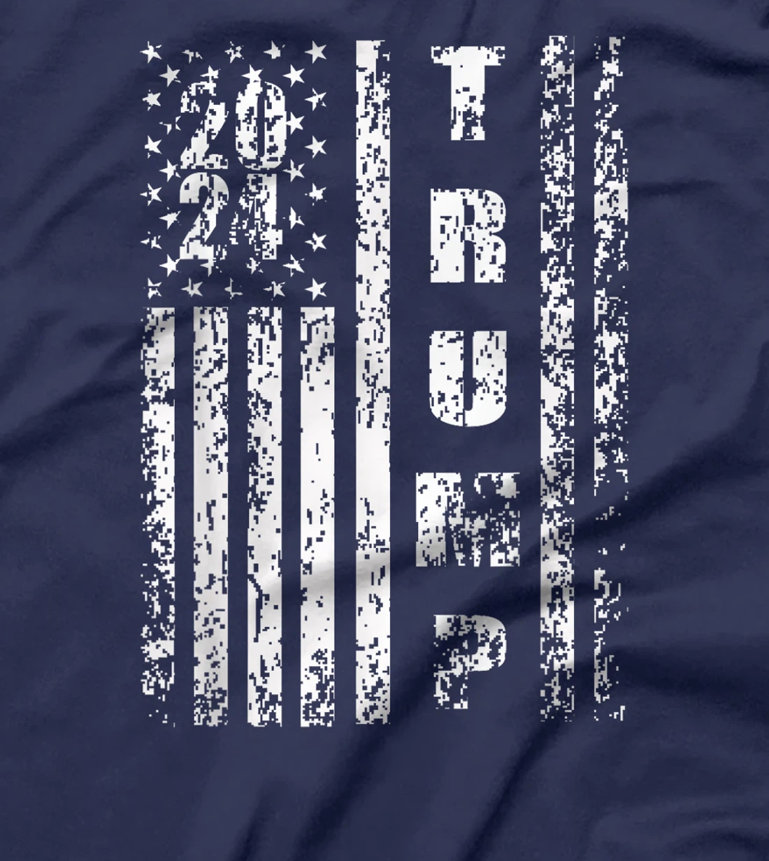 Donald Trump 2024 American Flag T-Shirt