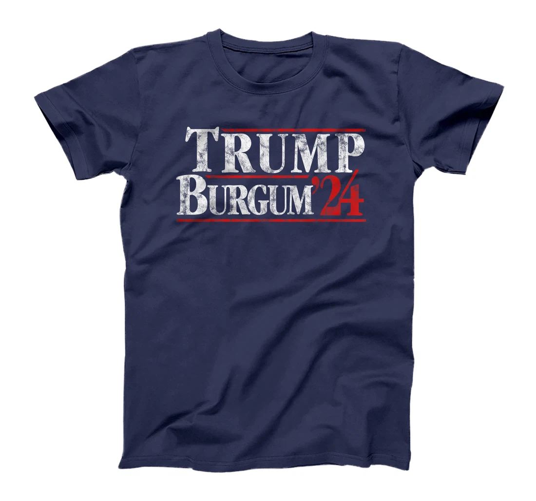 Trump Burgum 2024 Presidential Election Retro Vintage T-Shirt