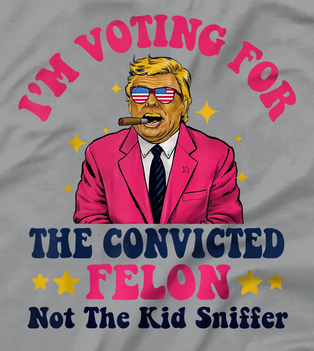 Trump 2024 Convicted Felon - I'm Voting Convicted Felon 2024 T-Shirt