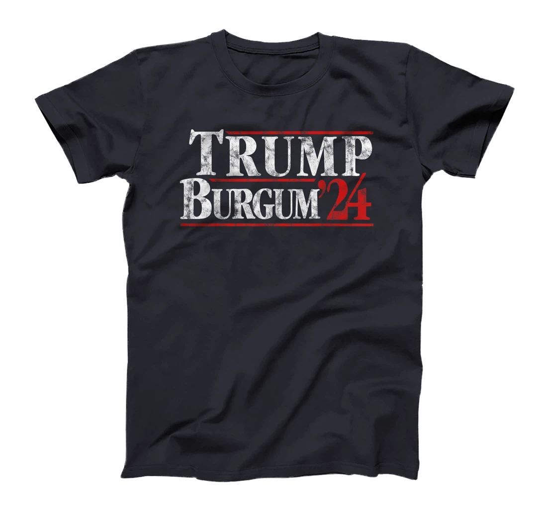 Trump Burgum 2024 Presidential Election Retro Vintage T-Shirt