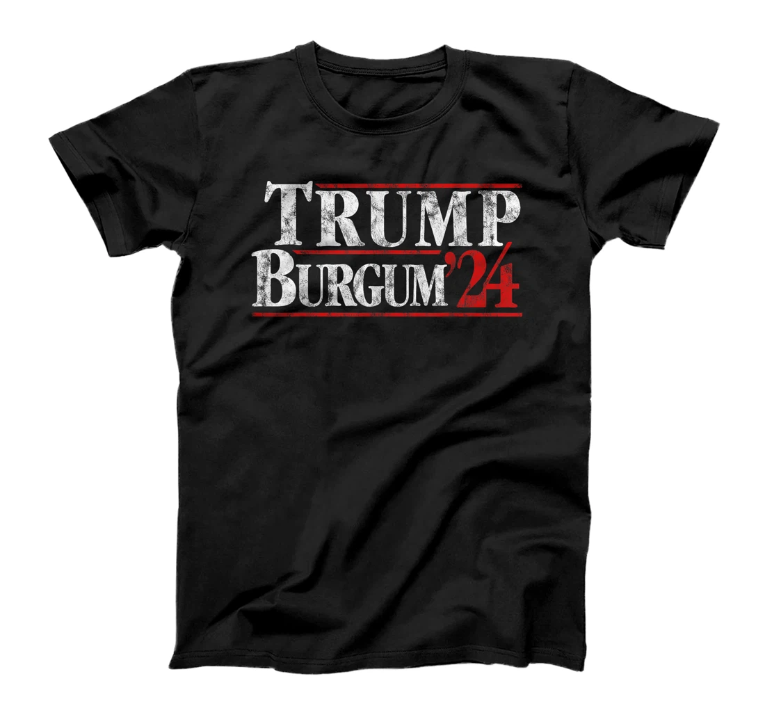 Trump Burgum 2024 Presidential Election Retro Vintage T-Shirt