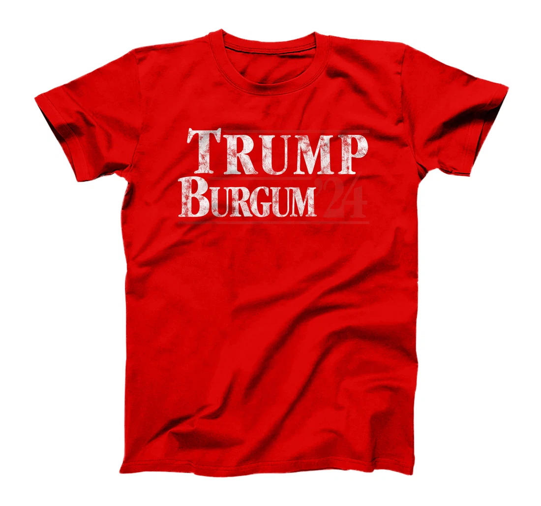Trump Burgum 2024 Presidential Election Retro Vintage T-Shirt