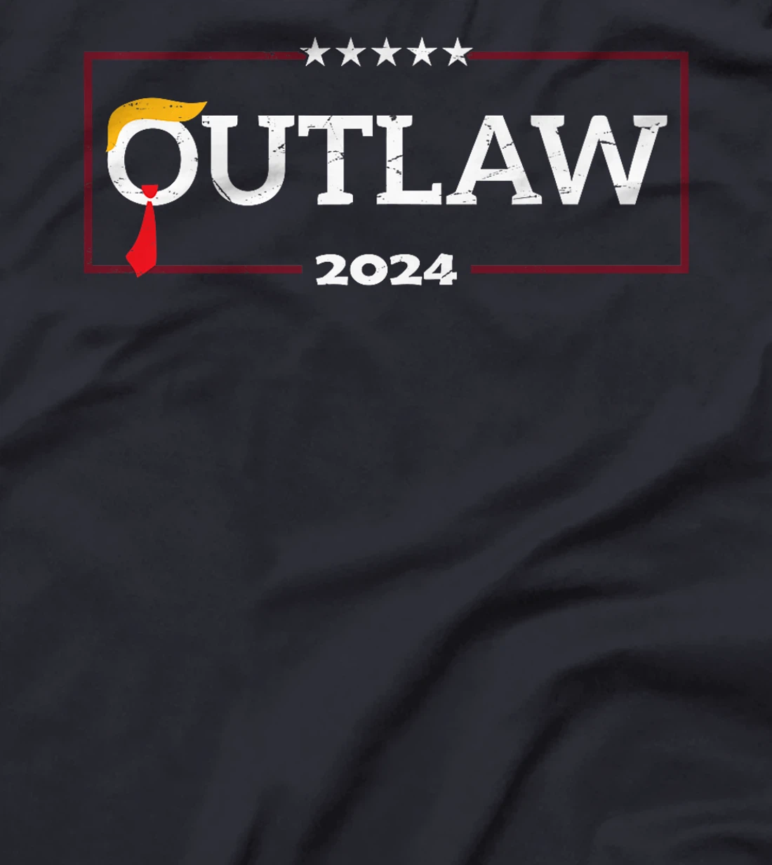 I'm Voting for The Outlaw, The Convicted Felon Funny Trump Premium T-Shirt
