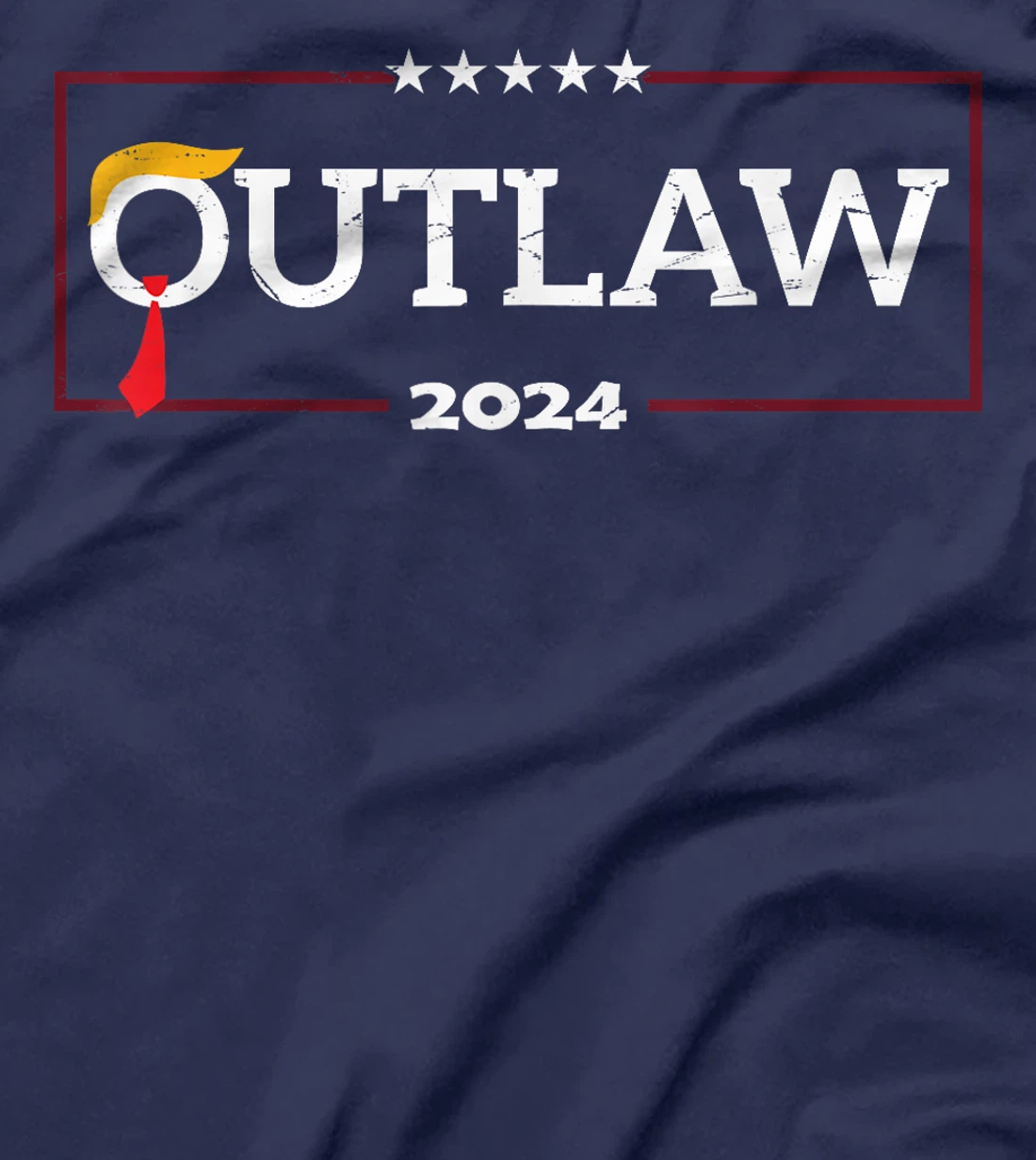 I'm Voting for The Outlaw, The Convicted Felon Funny Trump T-Shirt