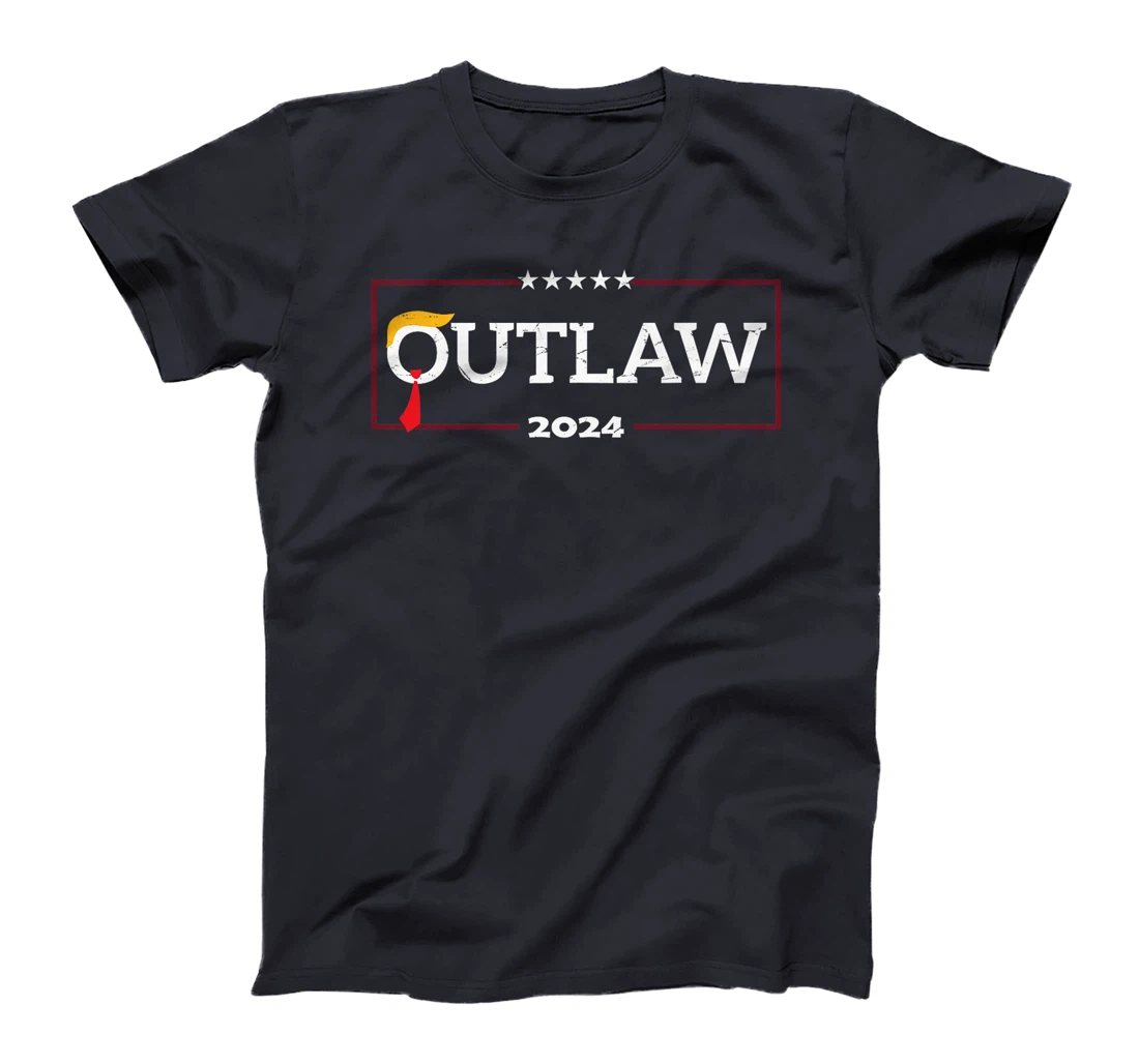 I'm Voting for The Outlaw, The Convicted Felon Funny Trump Premium T-Shirt
