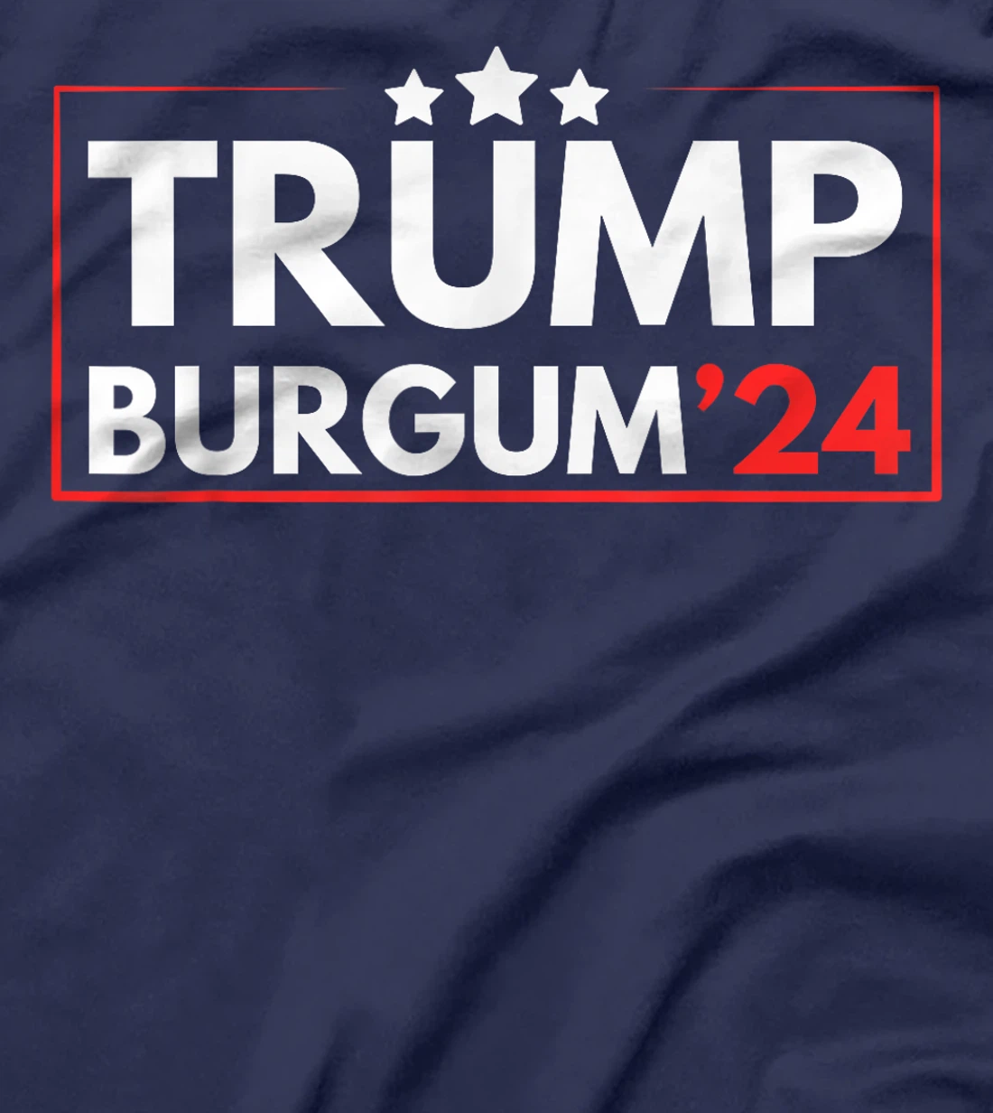 Trump Burgum 2024 Republican Men and Women T-Shirt