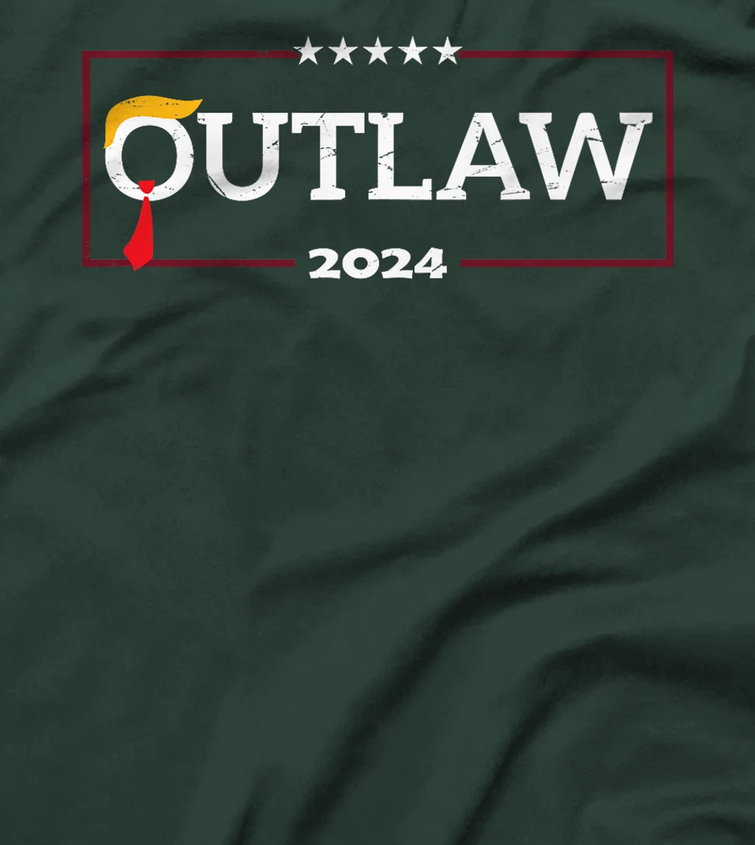I'm Voting for The Outlaw, The Convicted Felon Funny Trump Premium T-Shirt
