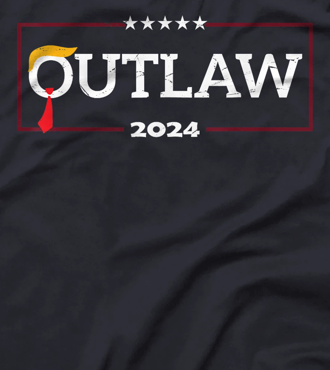 I'm Voting for The Outlaw, The Convicted Felon Funny Trump T-Shirt