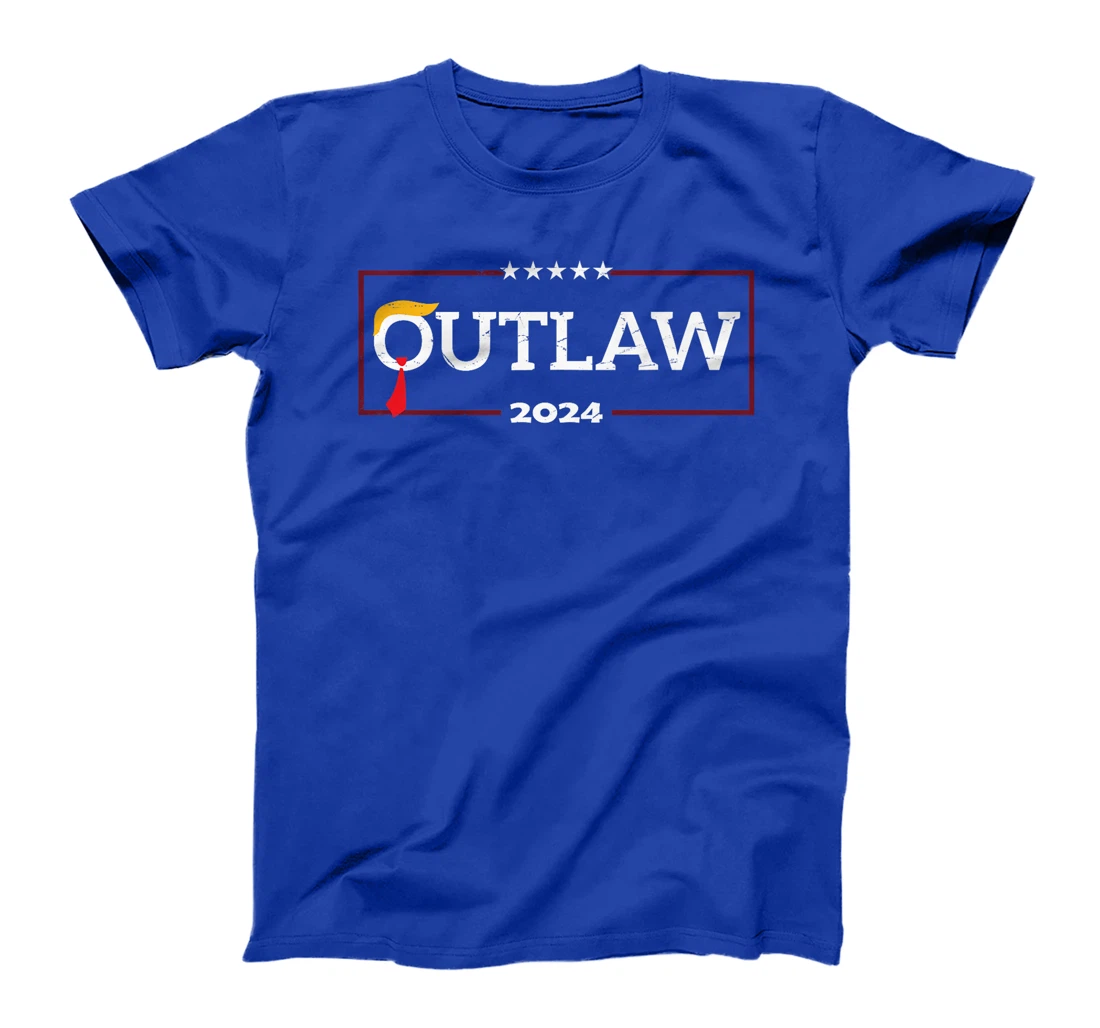 I'm Voting for The Outlaw, The Convicted Felon Funny Trump Premium T-Shirt