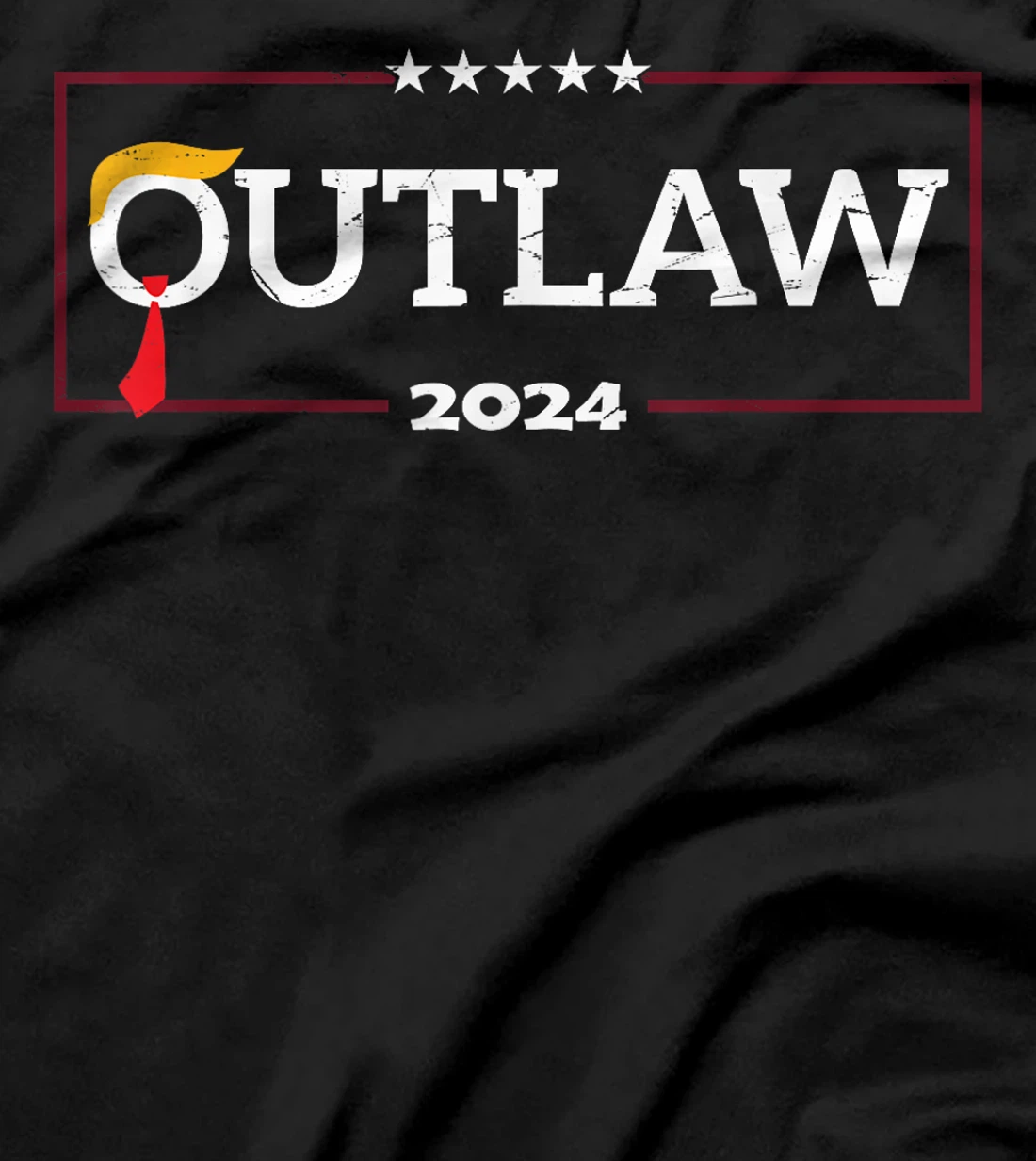 I'm Voting for The Outlaw, The Convicted Felon Funny Trump T-Shirt