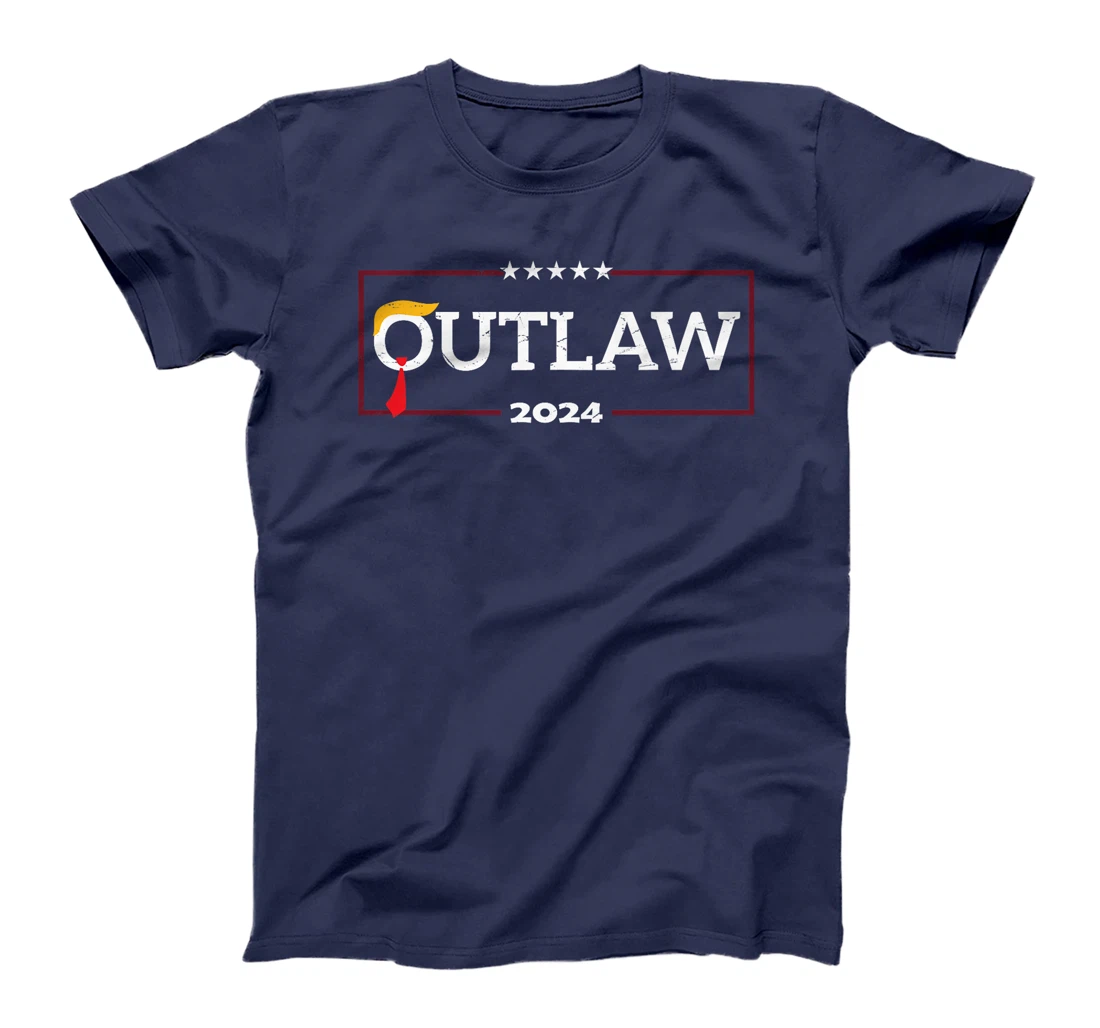 I'm Voting for The Outlaw, The Convicted Felon Funny Trump Premium T-Shirt