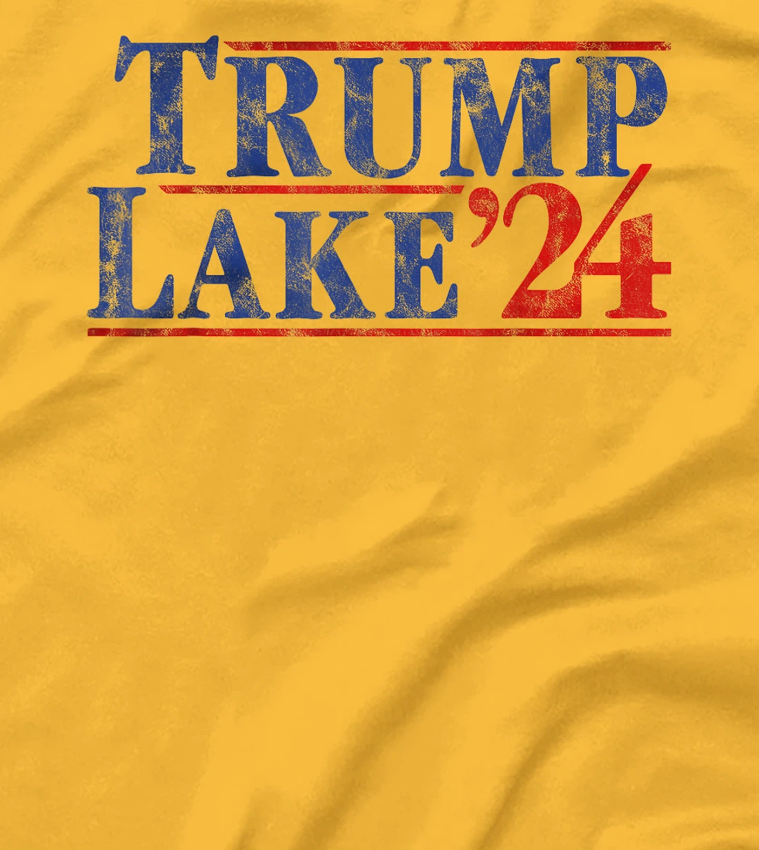 Trump Lake 2024 Presidential Election Retro Vintage T-Shirt