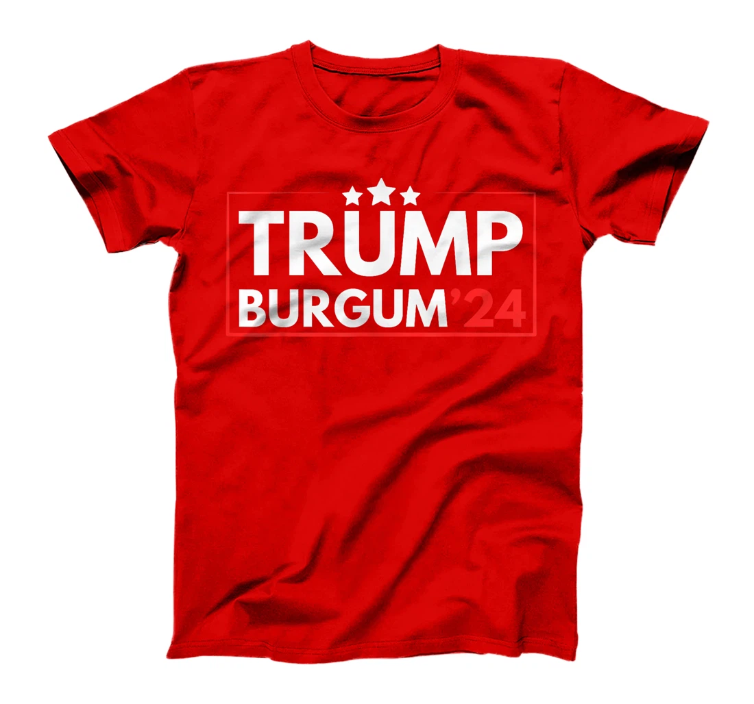 Trump Burgum 2024 Republican Men and Women T-Shirt