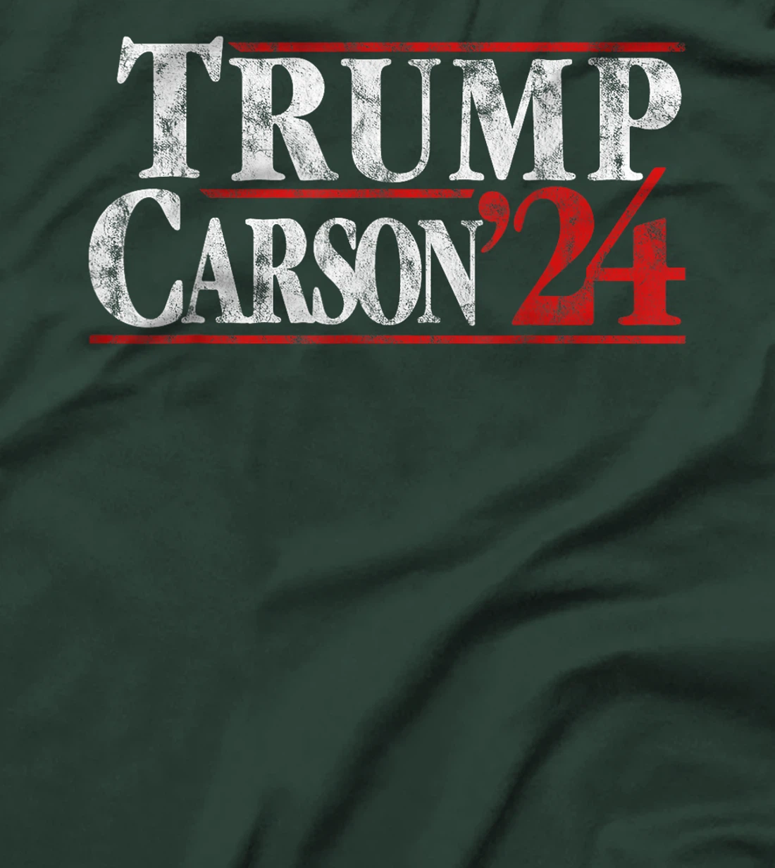 Trump Carson 2024 Presidential Election Retro Vintage T-Shirt