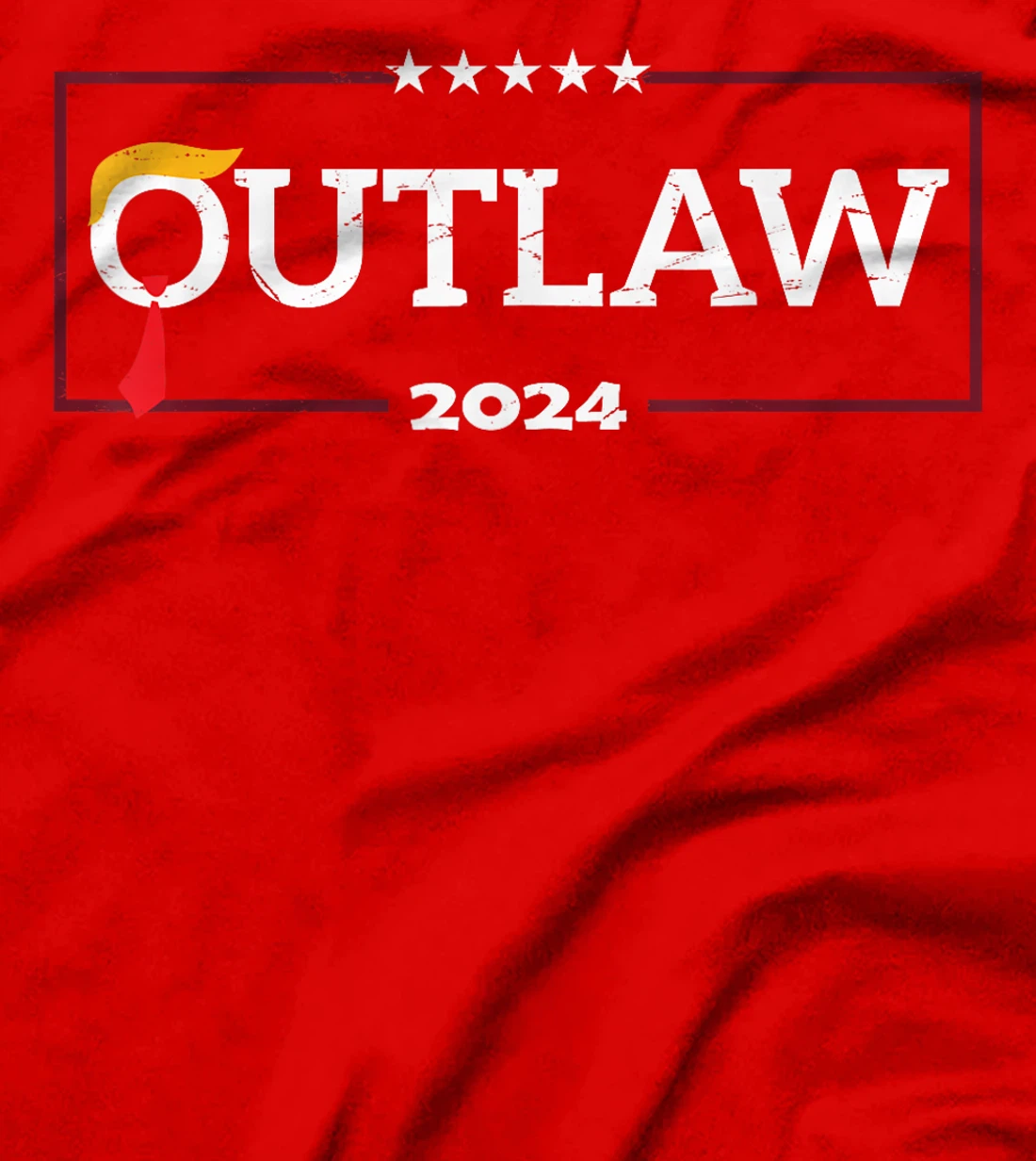 I'm Voting for The Outlaw, The Convicted Felon Funny Trump T-Shirt