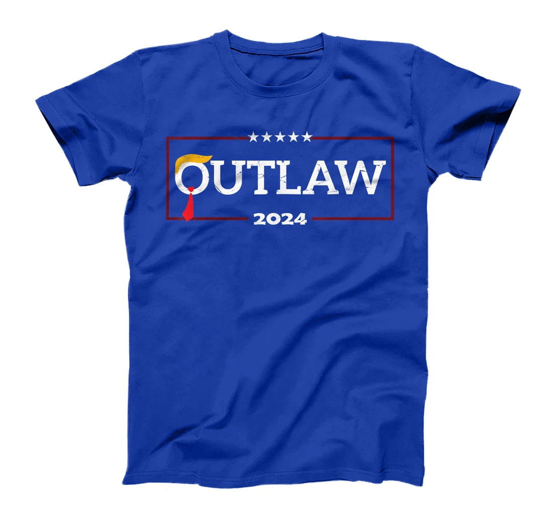 I'm Voting for The Outlaw, The Convicted Felon Funny Trump T-Shirt