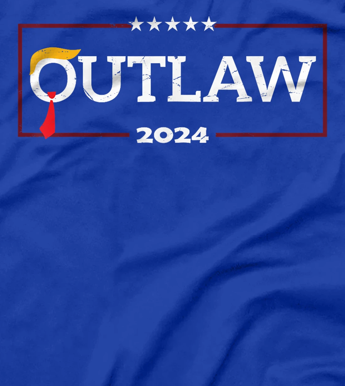 I'm Voting for The Outlaw, The Convicted Felon Funny Trump T-Shirt