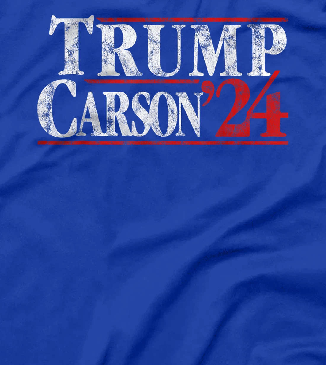 Trump Carson 2024 Presidential Election Retro Vintage T-Shirt