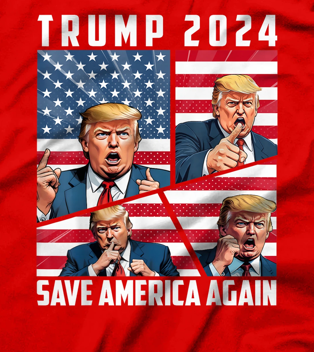 Trump 2024 Save America Again T-Shirt