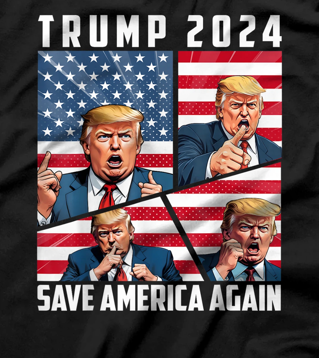 Trump 2024 Save America Again T-Shirt