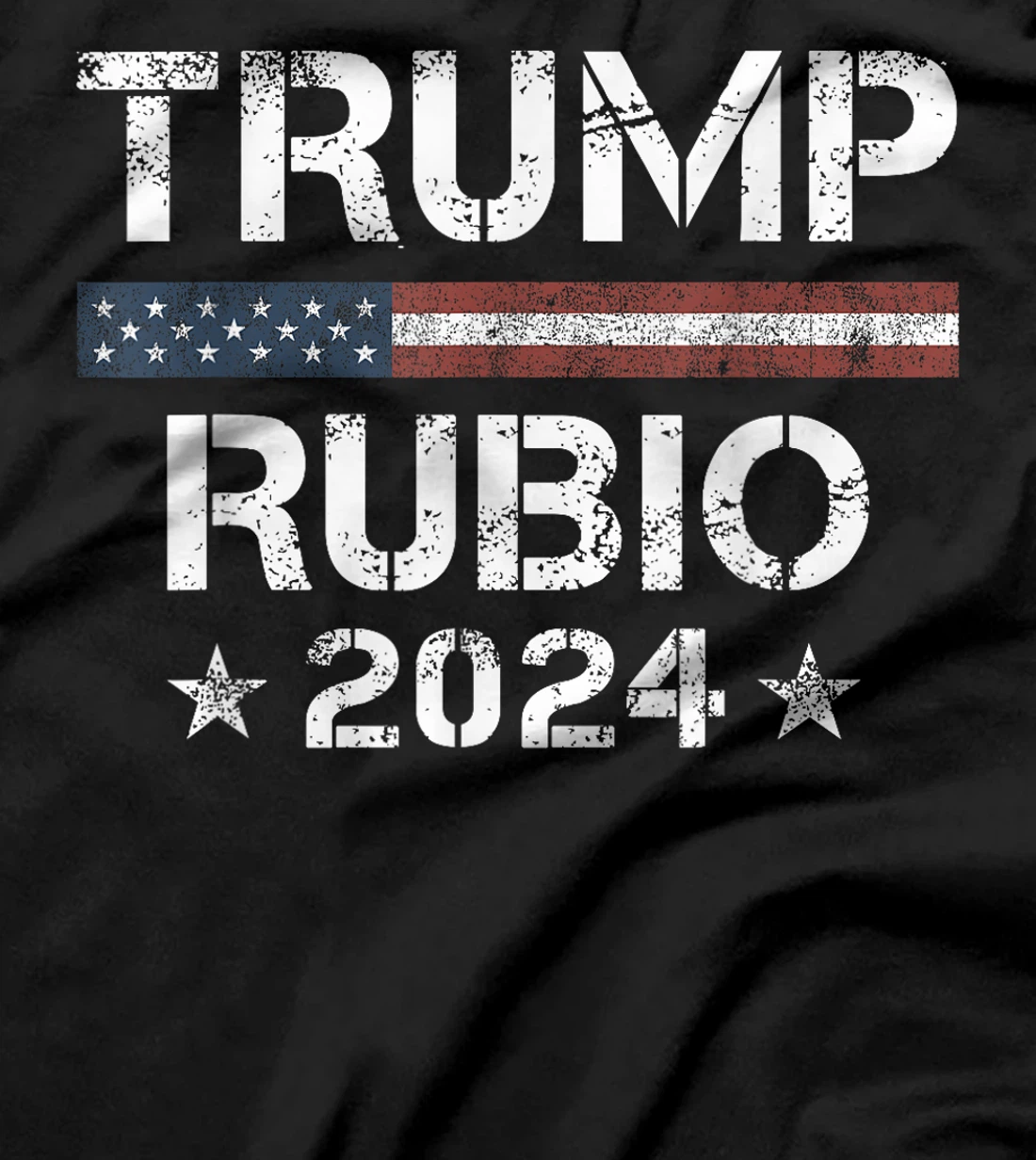 Trump Rubio 2024 Vintage USA T-Shirt
