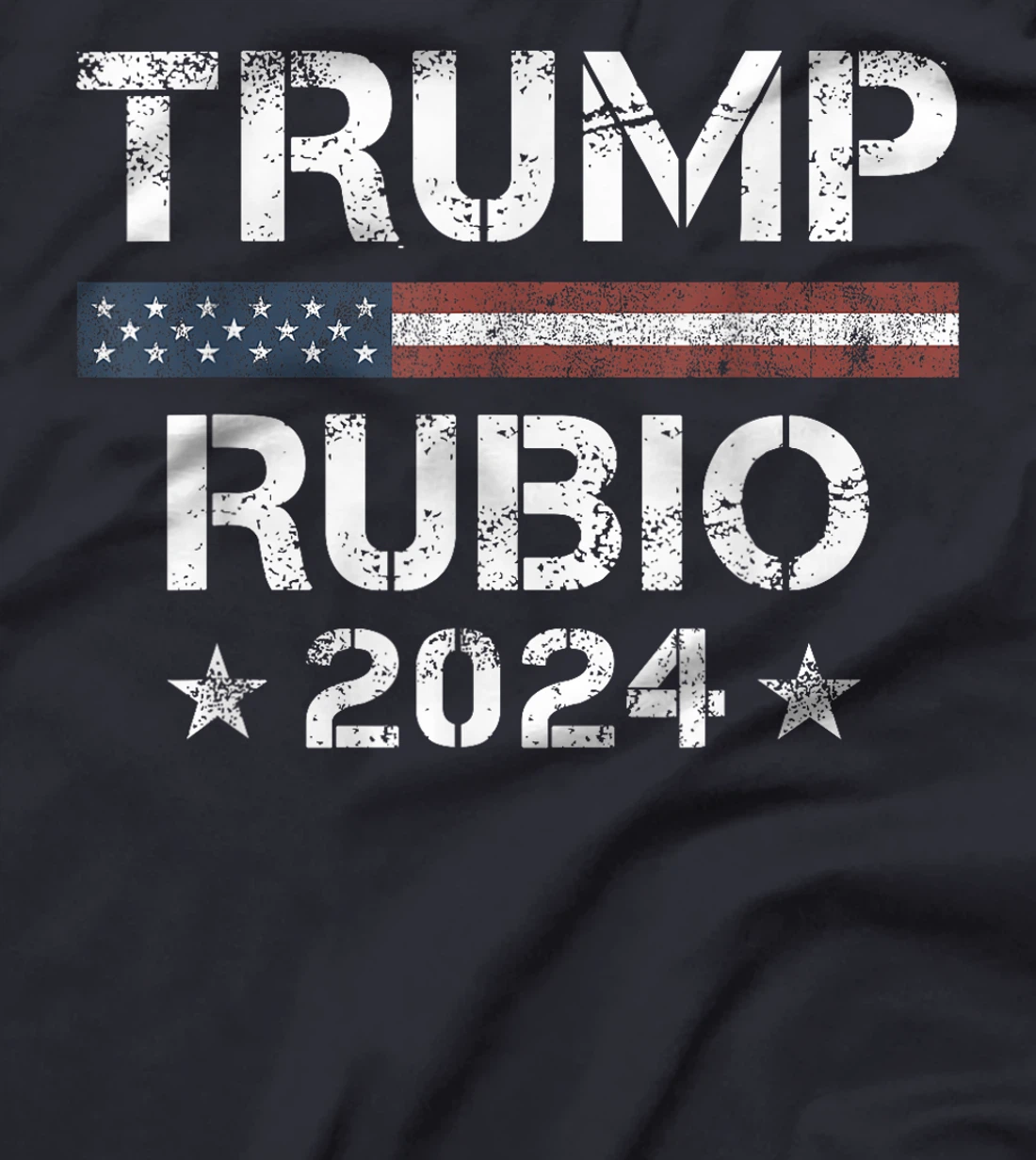 Trump Rubio 2024 Vintage USA T-Shirt