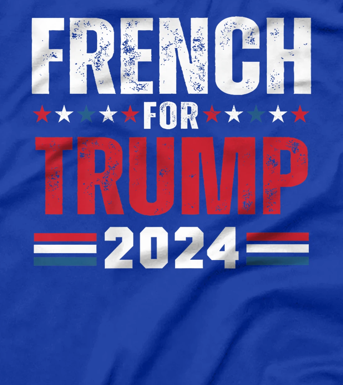 French For Trump 2024 American Flag Premium T-Shirt