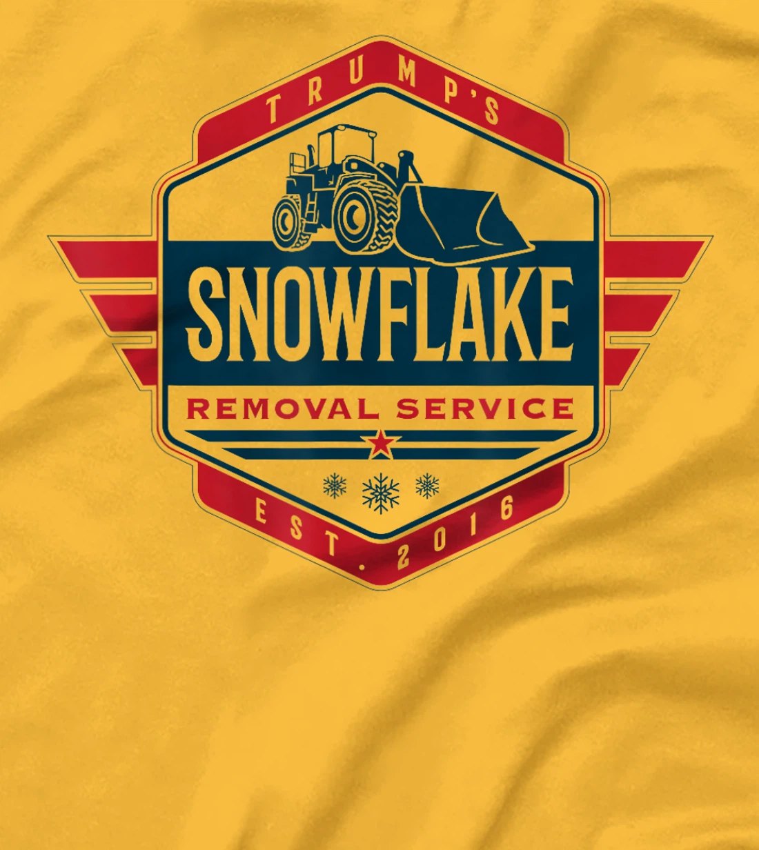 Trump's Snowflake Removal Service - Funny Donald Trump 2024 T-Shirt