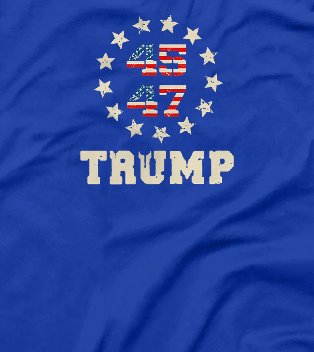 Trump 2024 Flag (On Back) Take America Back Trump Flag 45 47 T-Shirt