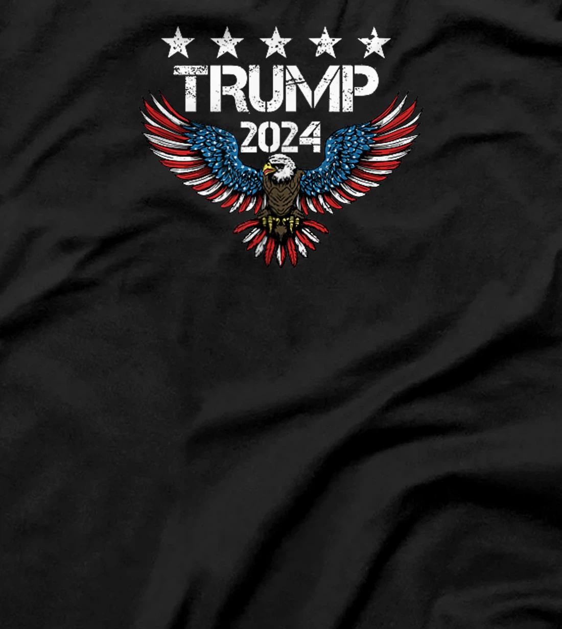 Trump Middle Finger (On Back) Haters Gonna Hate Donald Trump T-Shirt