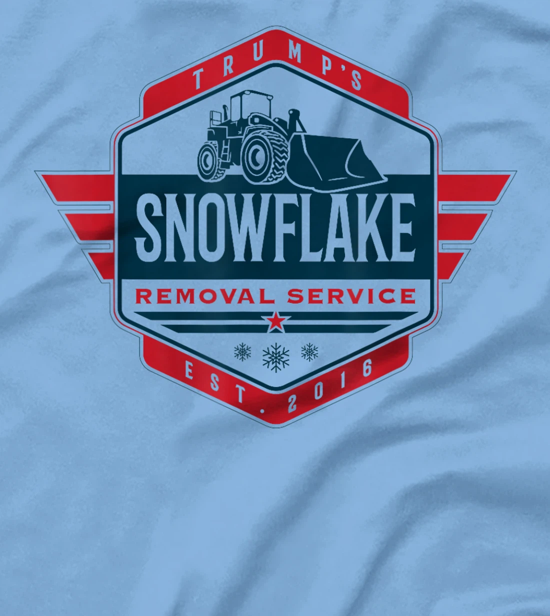 Trump's Snowflake Removal Service - Funny Donald Trump 2024 T-Shirt