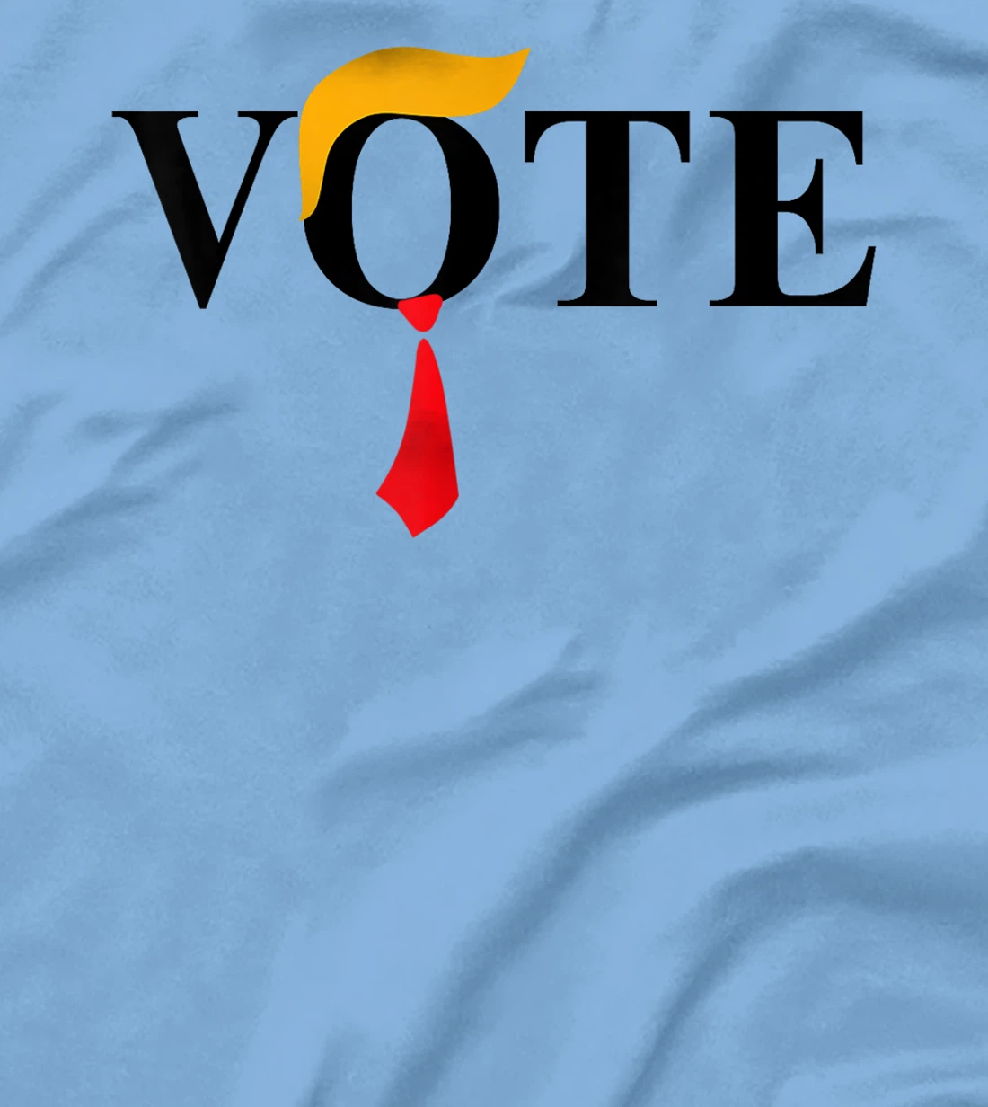 Vote Trump Haircut Tie Funny Vote Felon Trump 47 T-Shirt