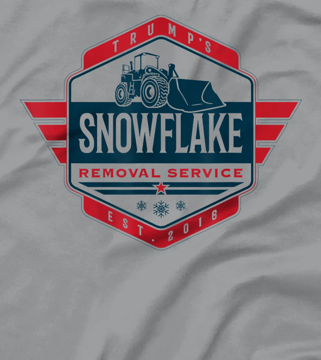 Trump's Snowflake Removal Service - Funny Donald Trump 2024 T-Shirt