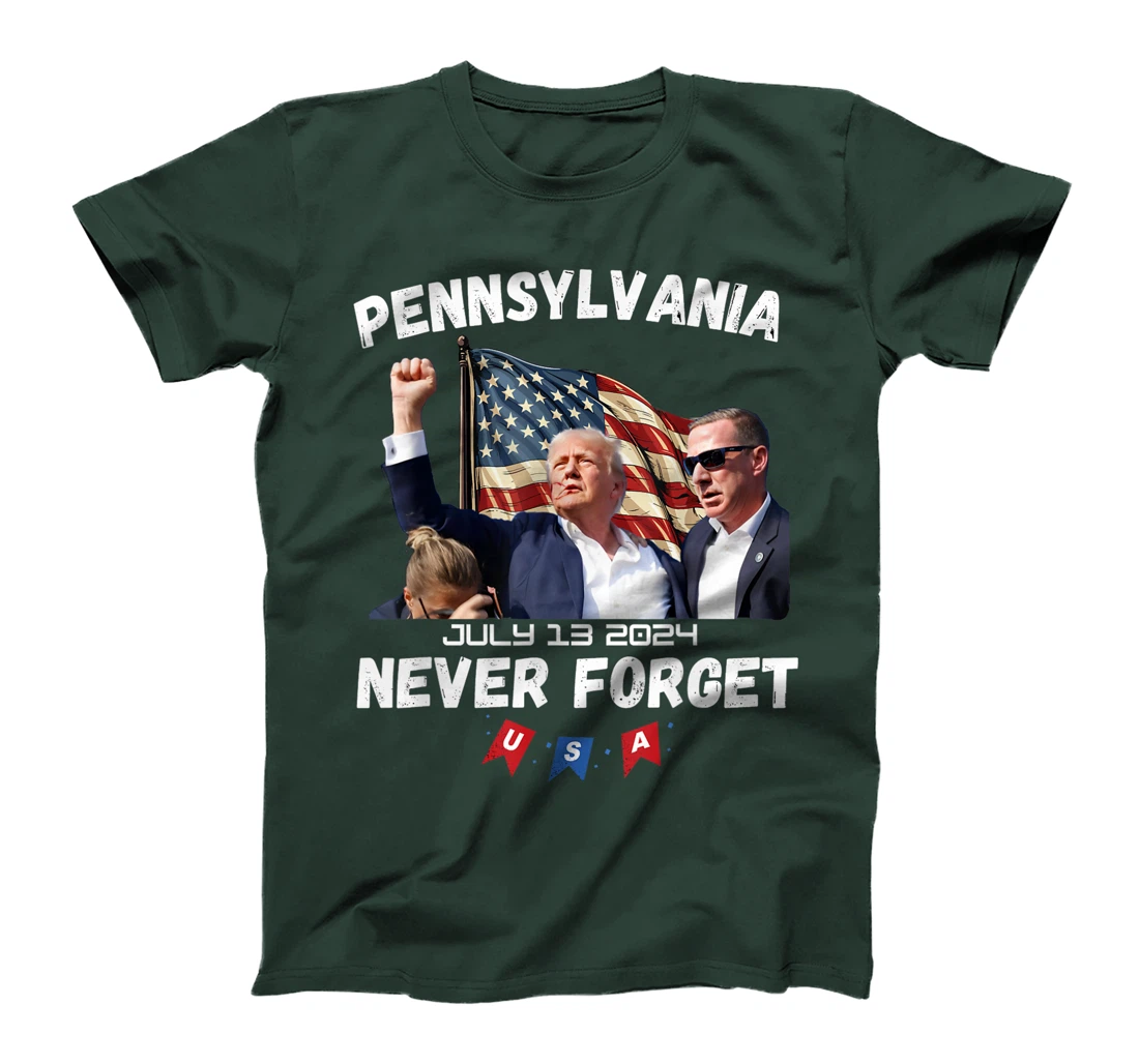 Donald Trump Butler Pennsylvania Never Forget T-Shirt