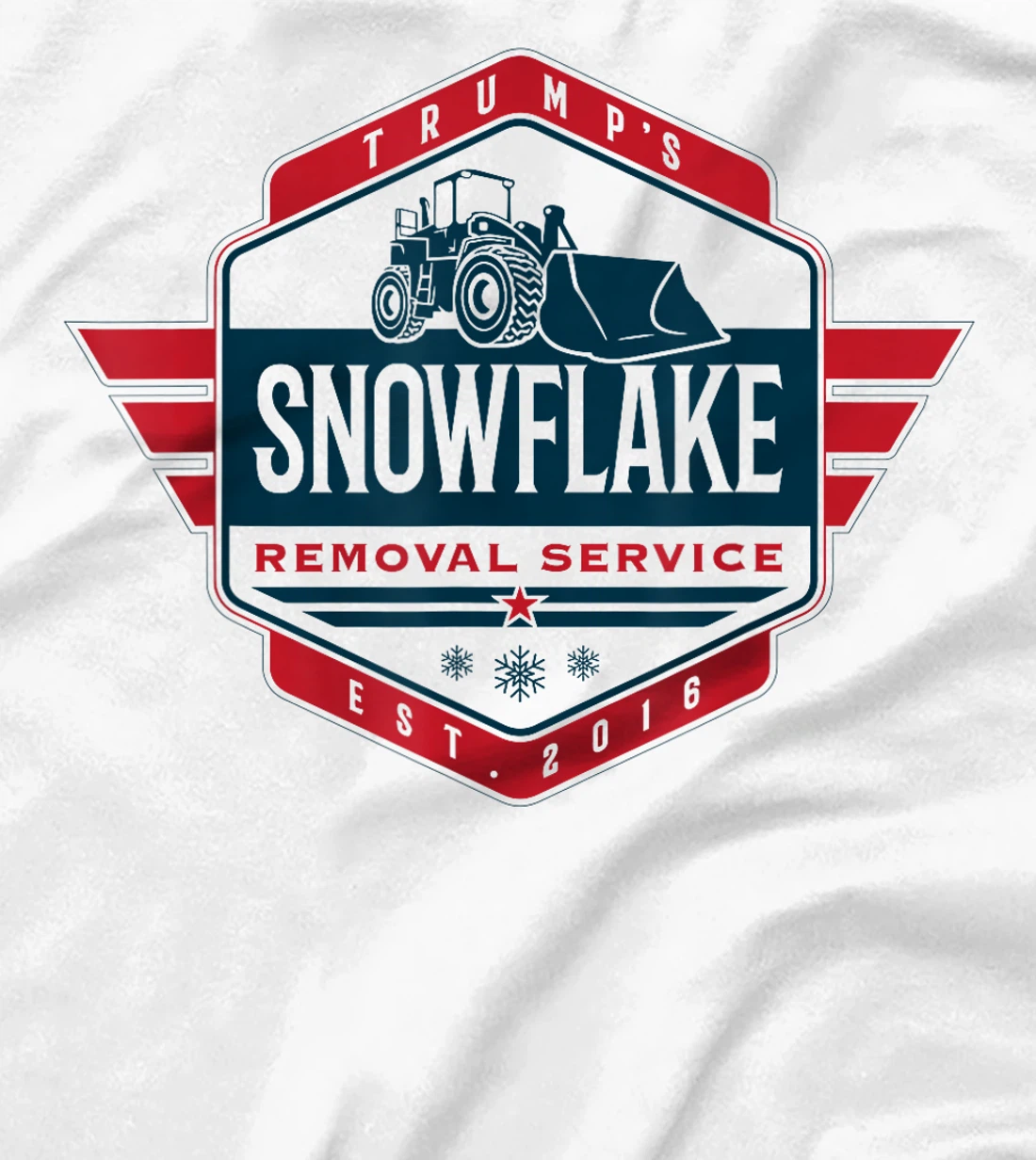 Trump's Snowflake Removal Service - Funny Donald Trump 2024 T-Shirt