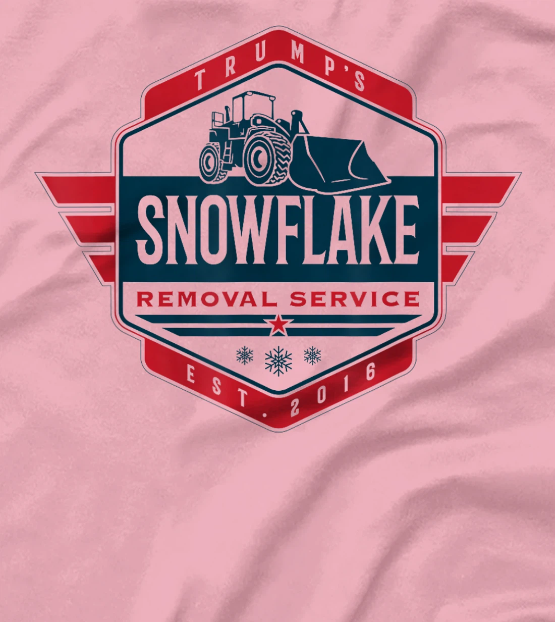 Trump's Snowflake Removal Service - Funny Donald Trump 2024 T-Shirt
