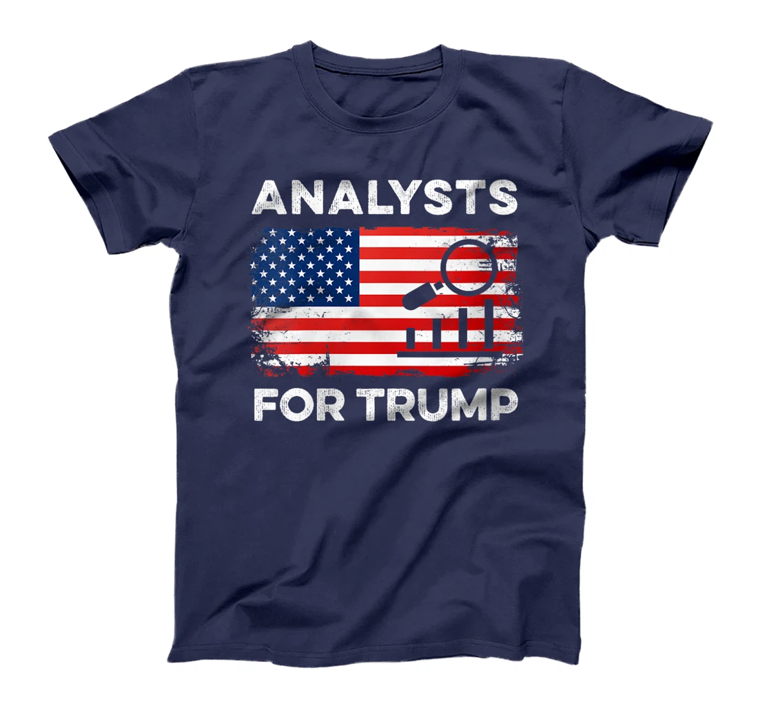 Womens Analysts For Trump Funny Election 2024 Analyst Voter Voting T-Shirt